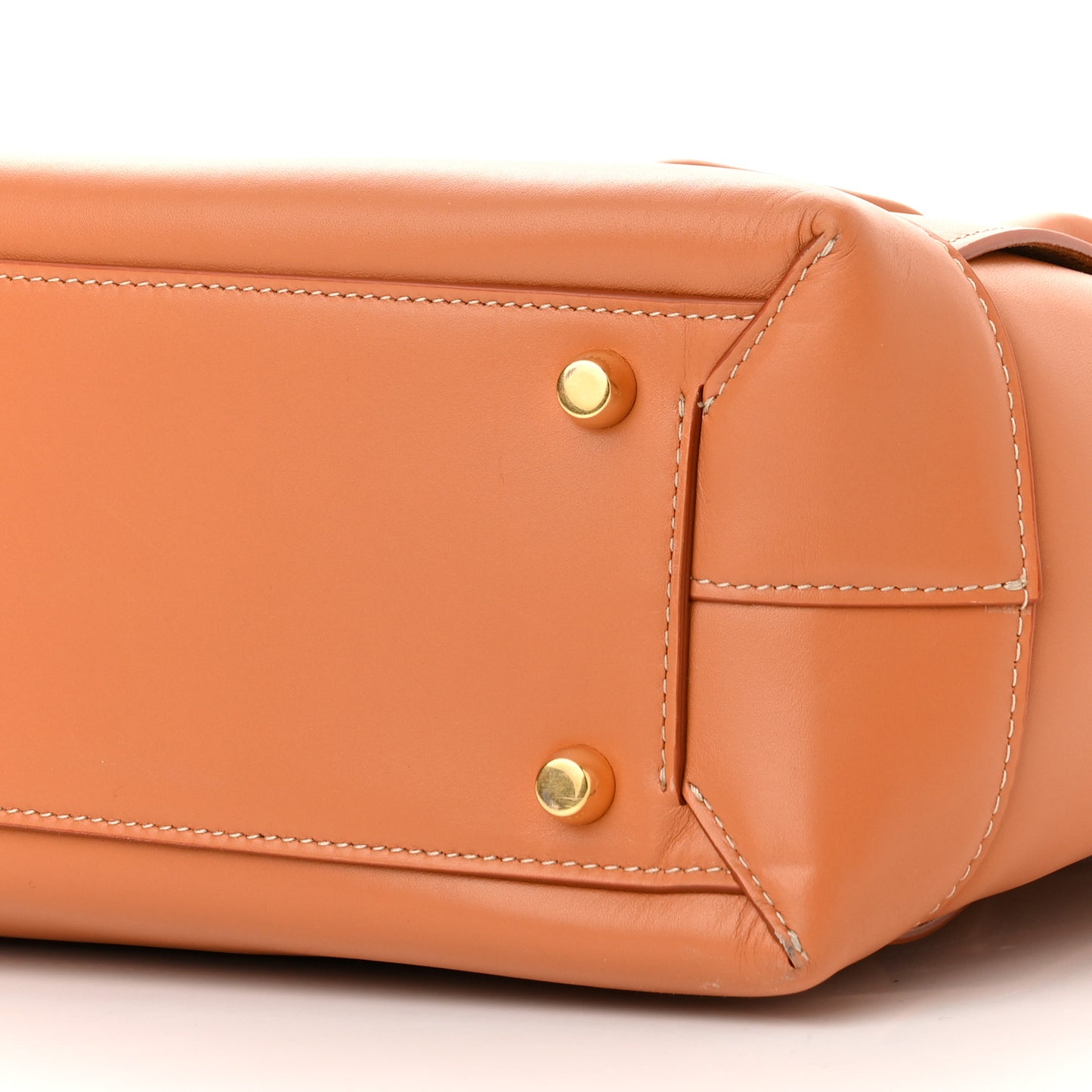 French Calfskin Maxi Intrecciato Medium Arco Caramel