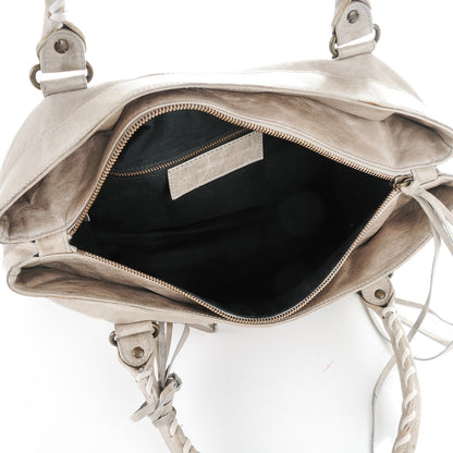 Balenciaga Chevre Classic Hardware Purse Greige 5 of 11