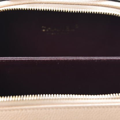 Chanel Caviar Quilted Small CC Filigree Vanity Case Beige Black 14 of 14
