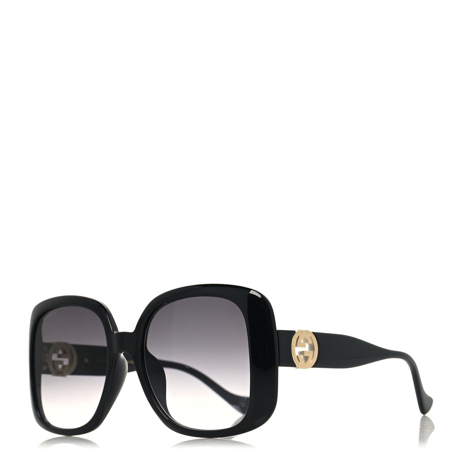 Gucci Acetate Square Frame Sunglasses GG1029SA Black 1 of 7