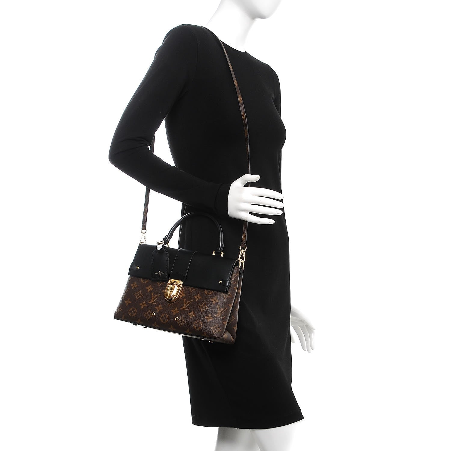 Louis Vuitton Monogram One Handle Flap Bag MM 2 of 8