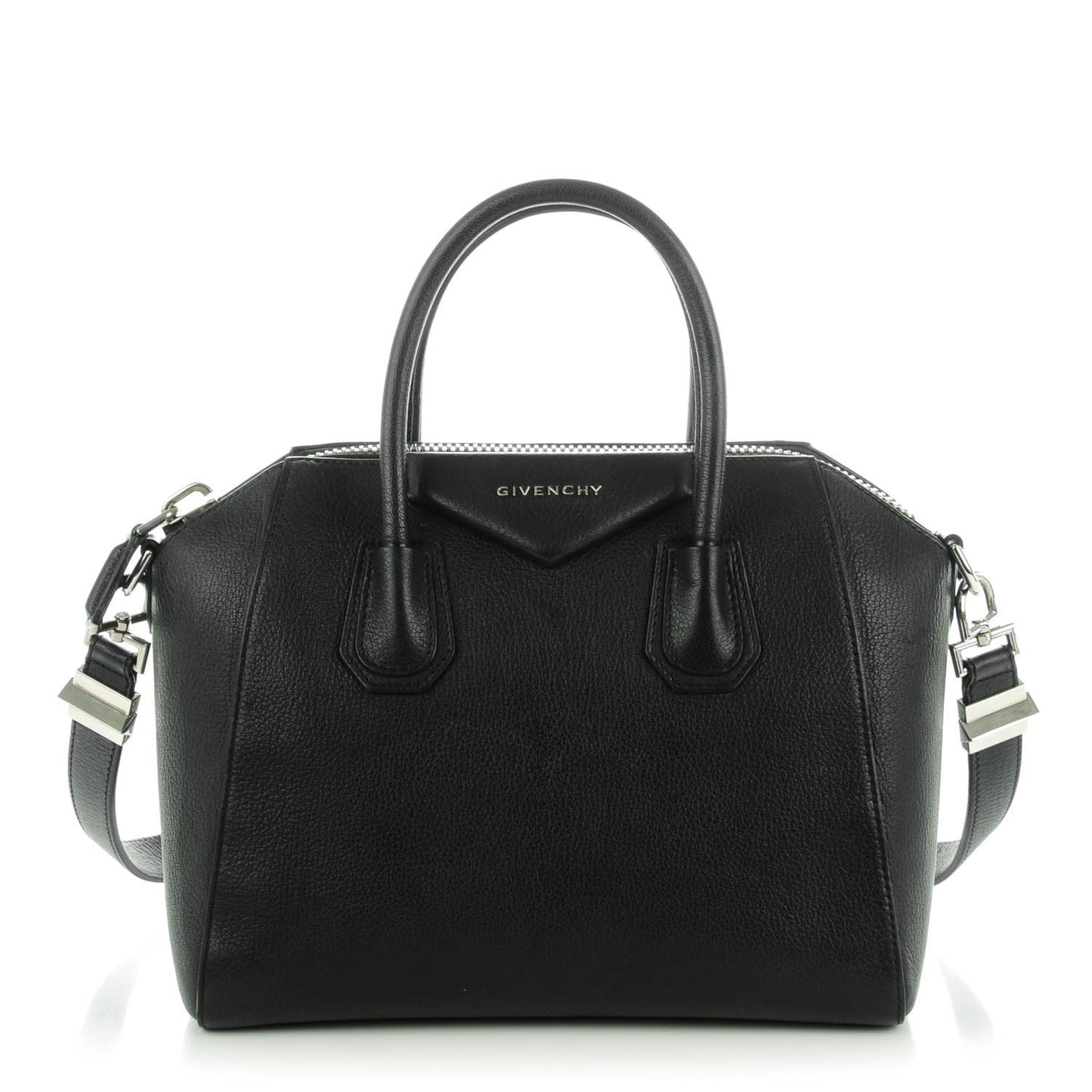 Sugar Goatskin Small Antigona Black