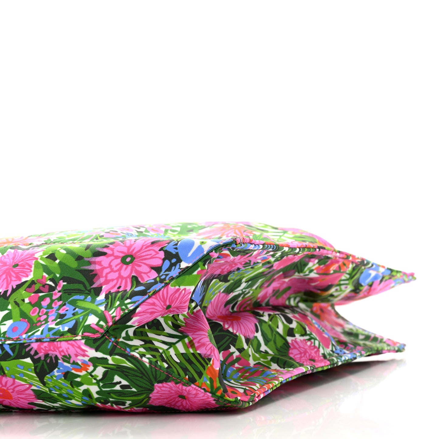 Tessuto Nylon Floral Print Tote Pink