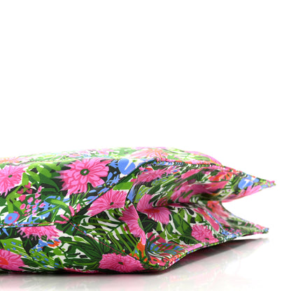 Prada Tessuto Nylon Floral Print Tote Pink 9 of 9