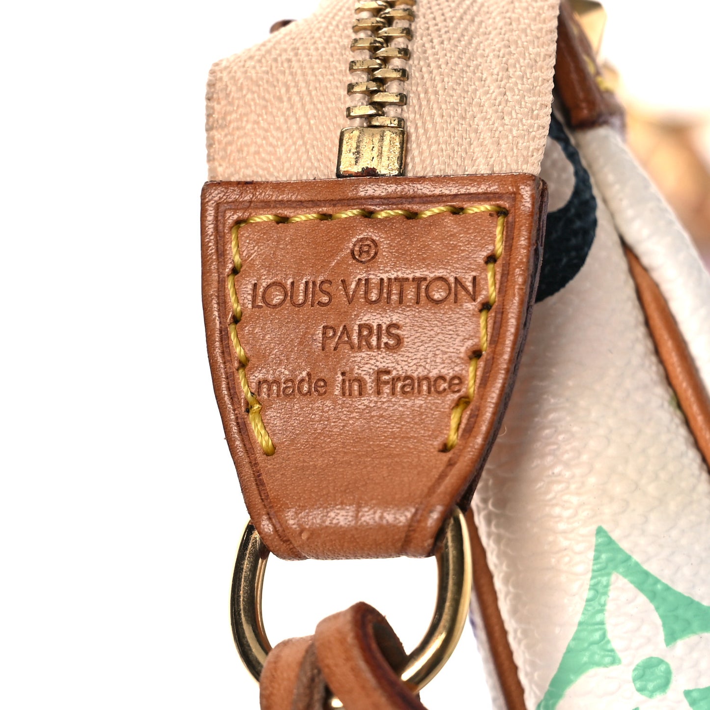 Monogram Multicolor Pochette Accessories White