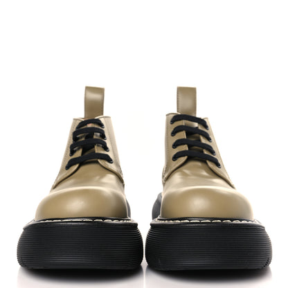 Bottega Veneta Calfskin Bounce Lace Up Ankle Boots 37.5 All Spice Black 2 of 7