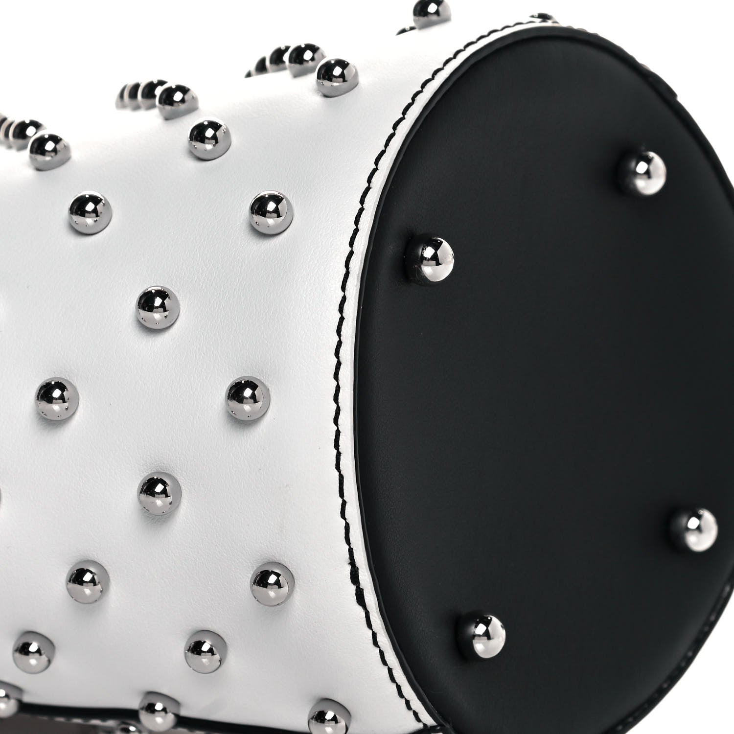 Alexander Wang Calfskin Mini Roxy Bucket Bag White 10 of 12