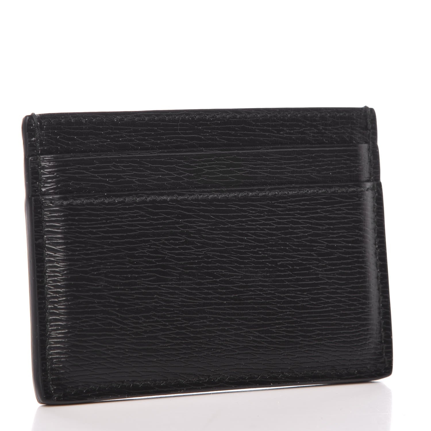 Gucci Calfskin Kingsnake Card Holder Black 3 of 9