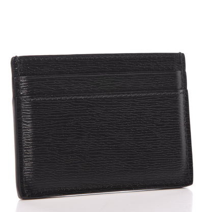 Gucci Calfskin Kingsnake Card Holder Black 3 of 9