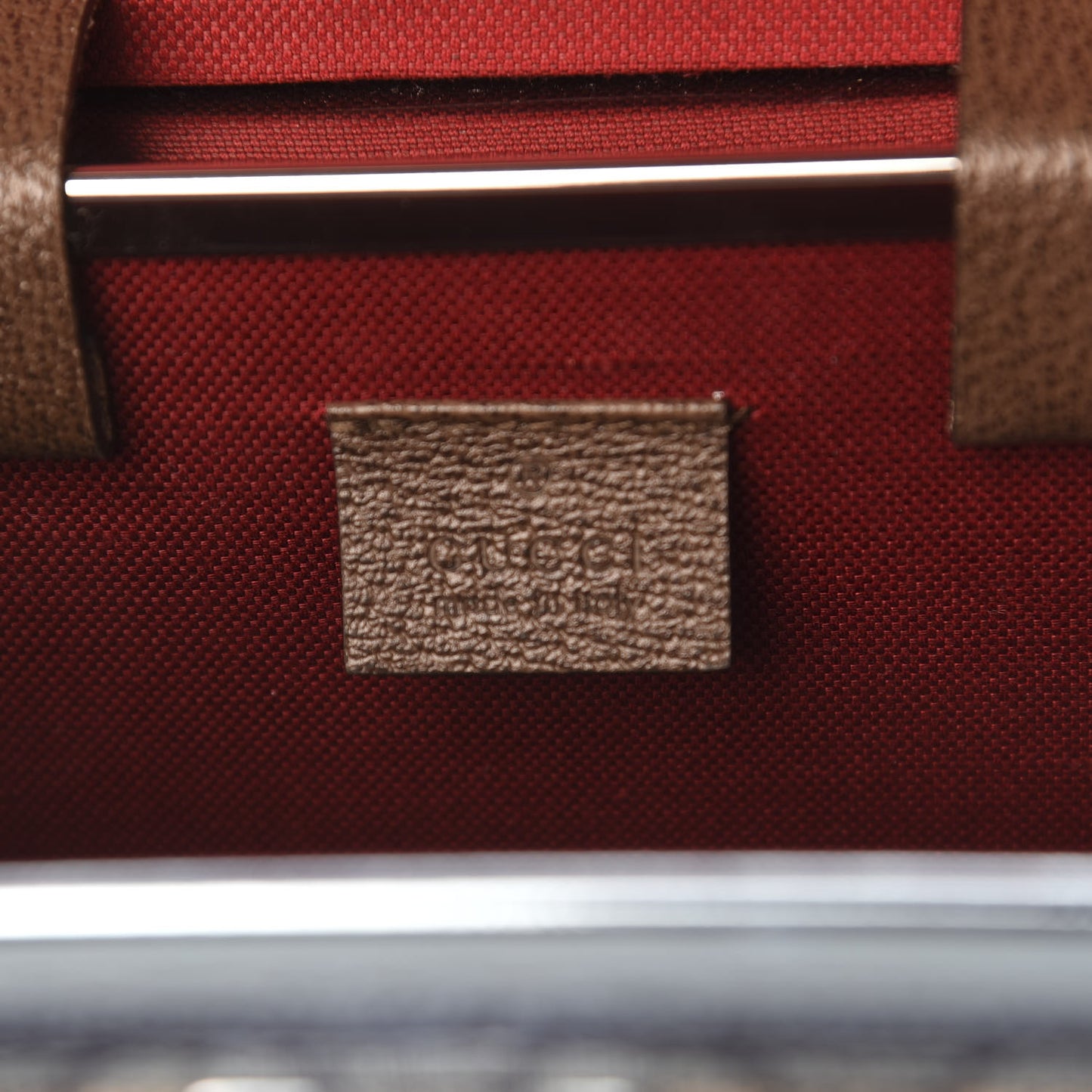 GG Supreme Monogram Globe-Trotter Beauty Case Brown