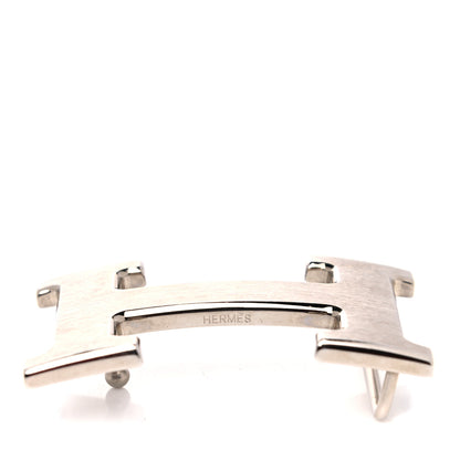 Hermes Brushed Palladium 32mm H Belt Buckle 4 of 4