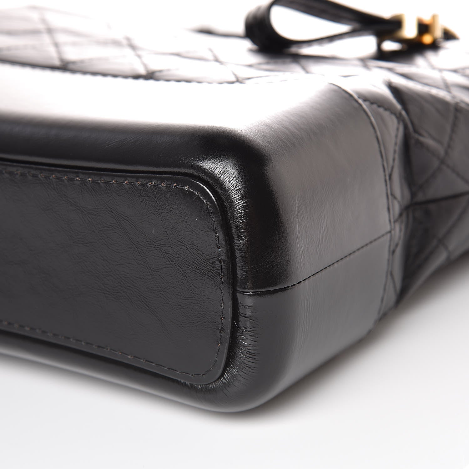 Chanel Aged Calfskin Quilted Medium Gabrielle Hobo Black 10 of 11