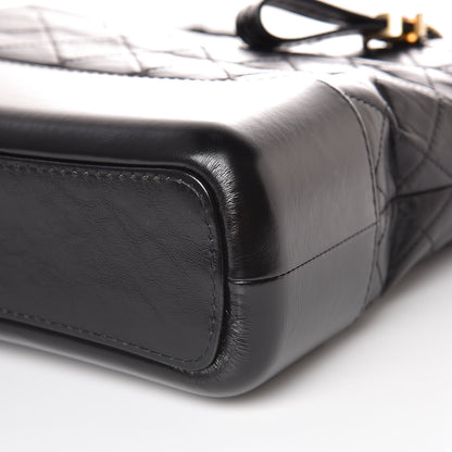 Chanel Aged Calfskin Quilted Medium Gabrielle Hobo Black 10 of 11