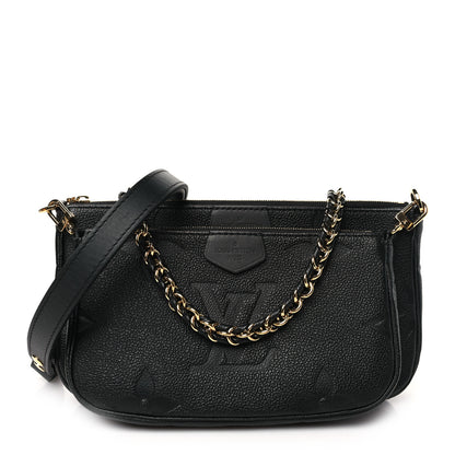Louis Vuitton Empreinte Monogram Giant Multi Pochette Accessories Black 1 of 11