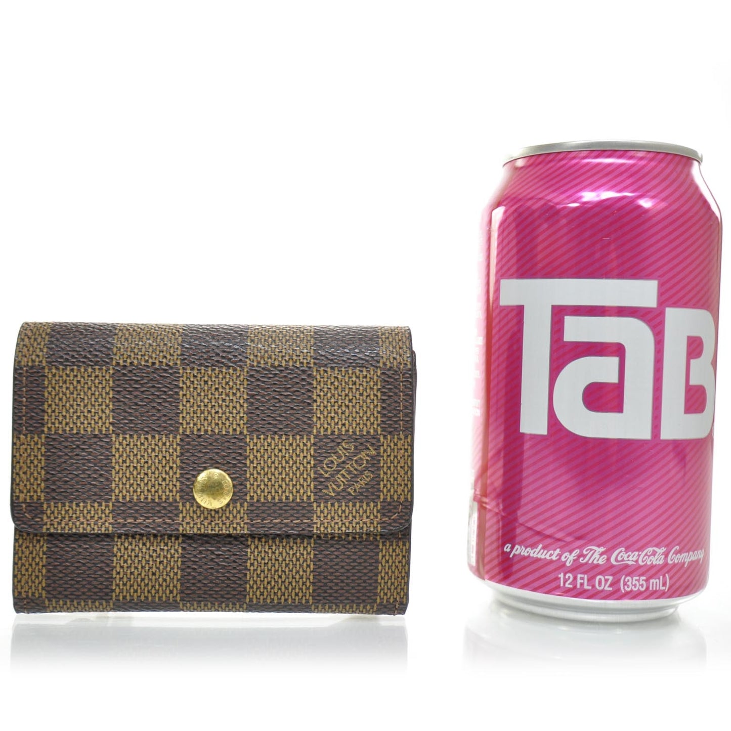 Damier Ebene Porte-Monnaie Plat Coin Purse