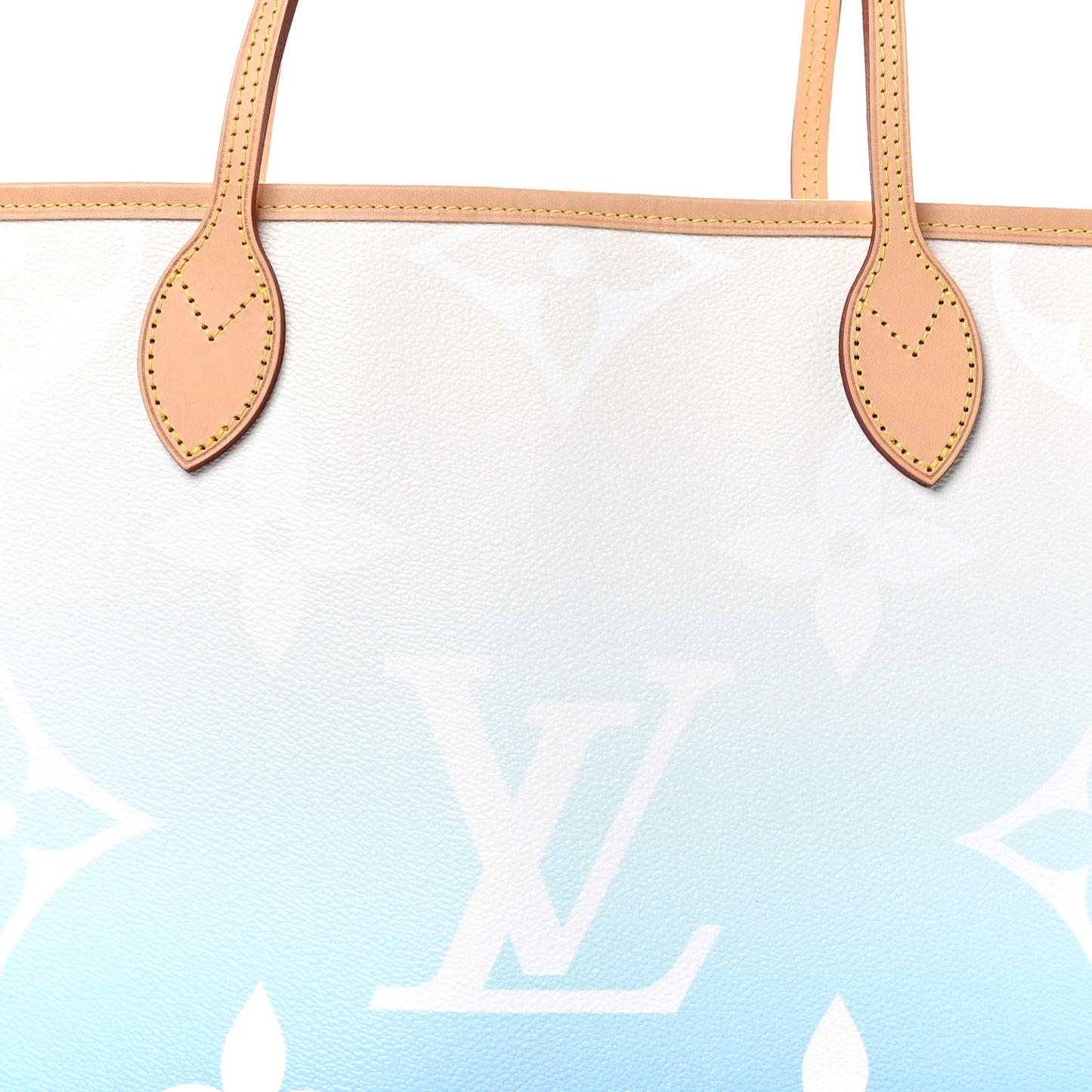 Monogram Giant By The Pool Neverfull MM Blue