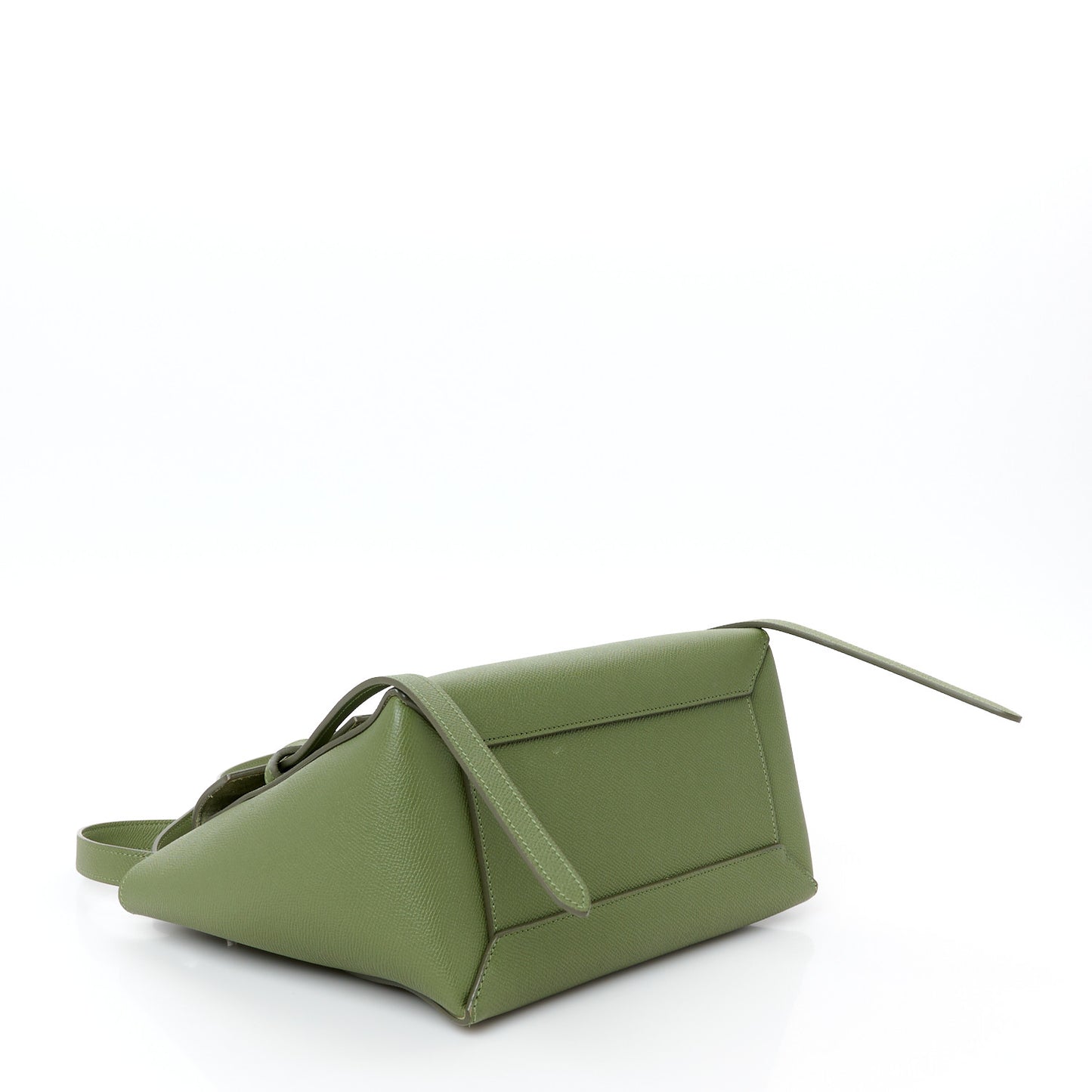Grained Calfskin Micro Belt Bag Light Khaki