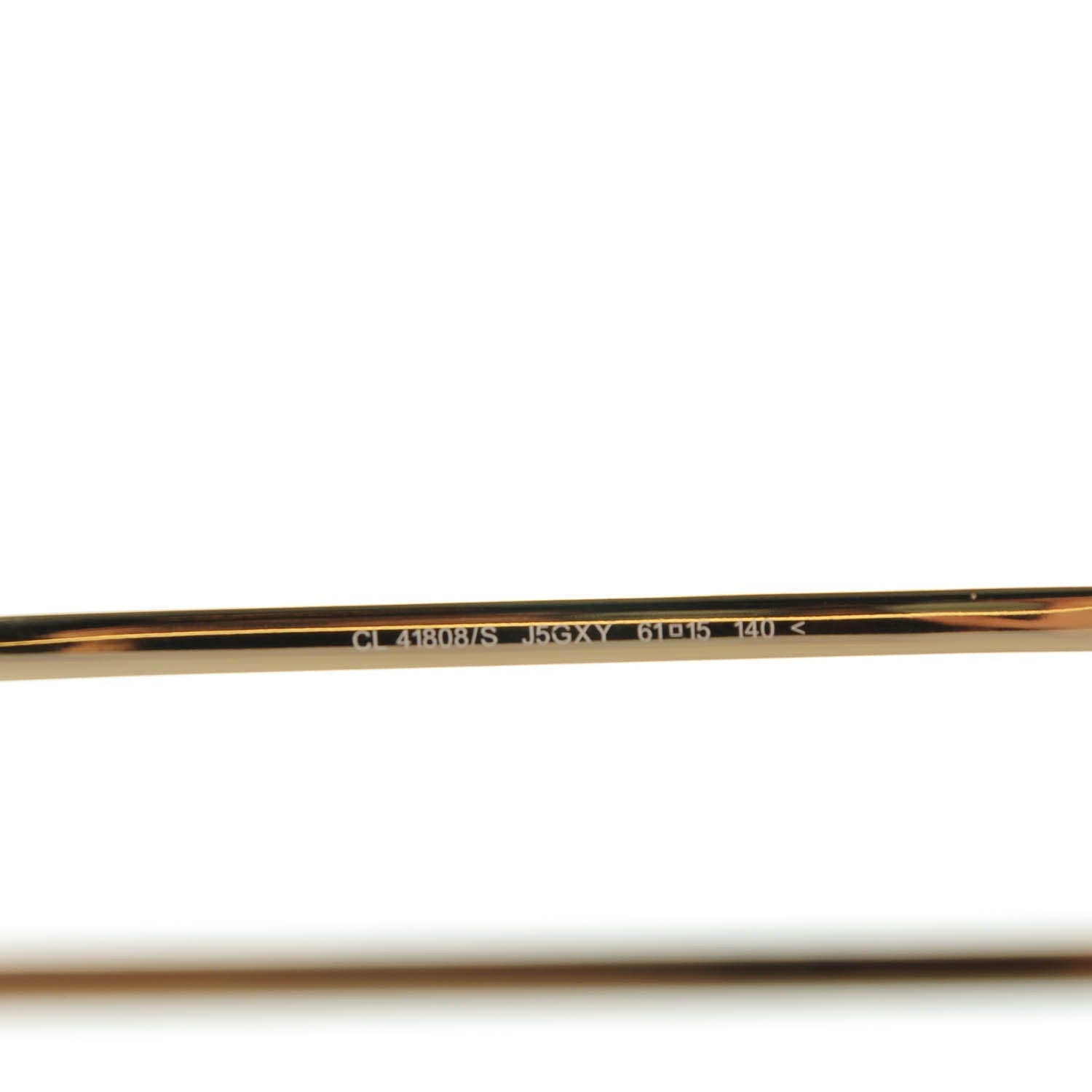 Celine Metal Sunglasses CL 41808/S Gold 4 of 6
