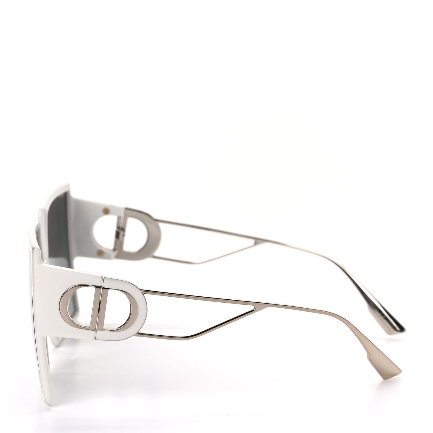 Square 30 Montaigne Sunglasses White