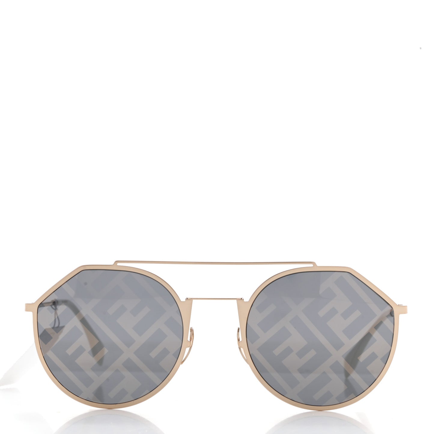 Metal Eyeline Aviator Sunglasses FF M0021/S Gold