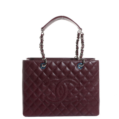 Chanel Caviar Grand Shopping Tote GST Bordeaux 1 of 8