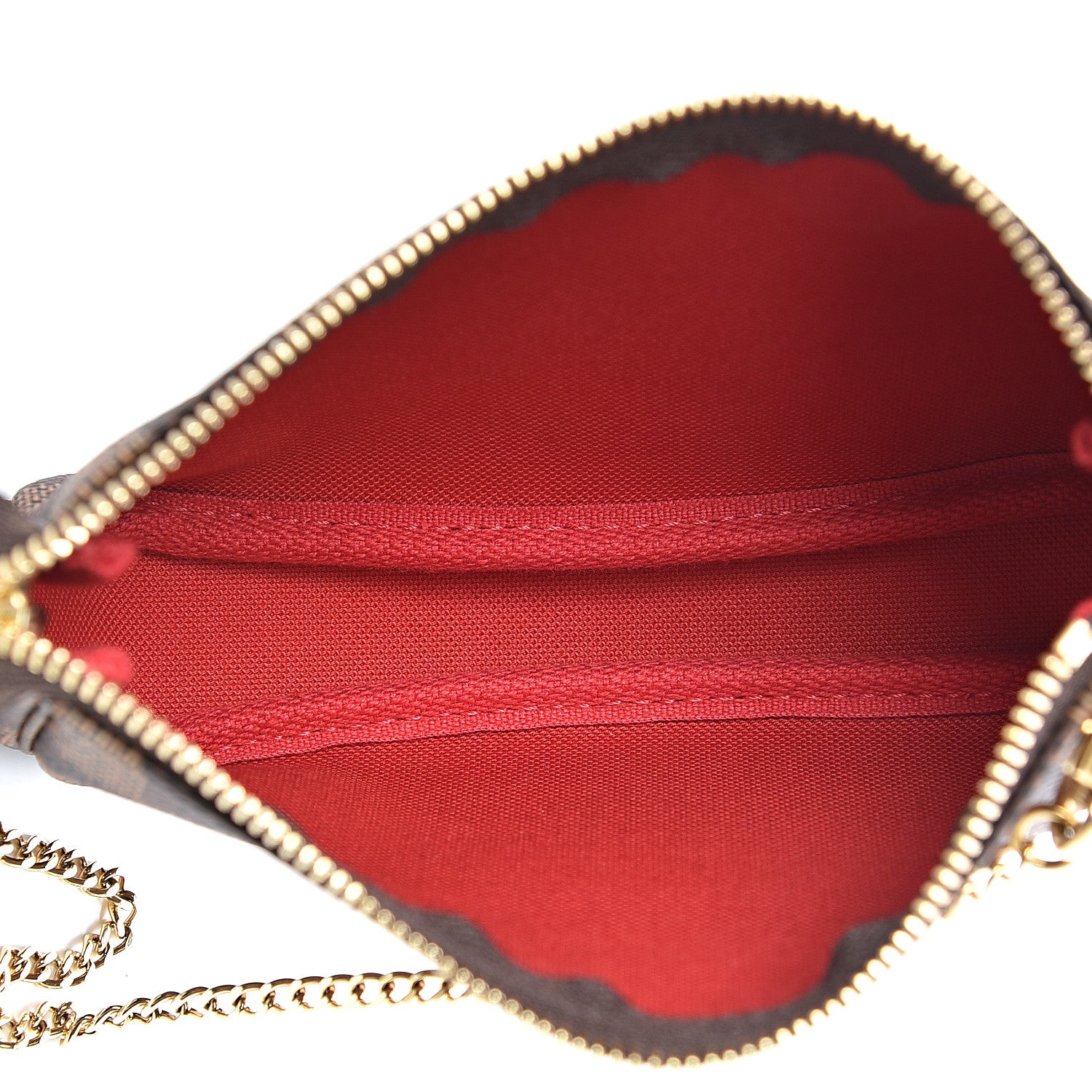 Louis Vuitton Damier Ebene Mini Pochette Accessories 5 of 8
