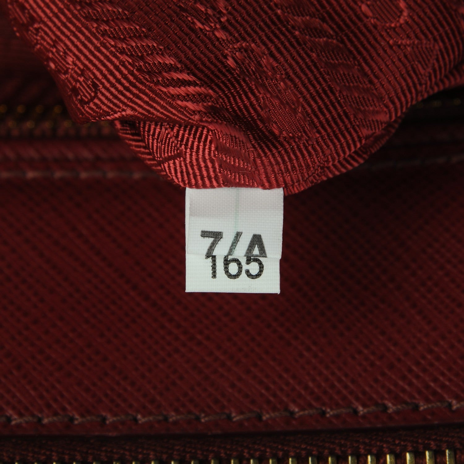 Prada Saffiano Large Galleria Double Zip Tote Cherry 8 of 9