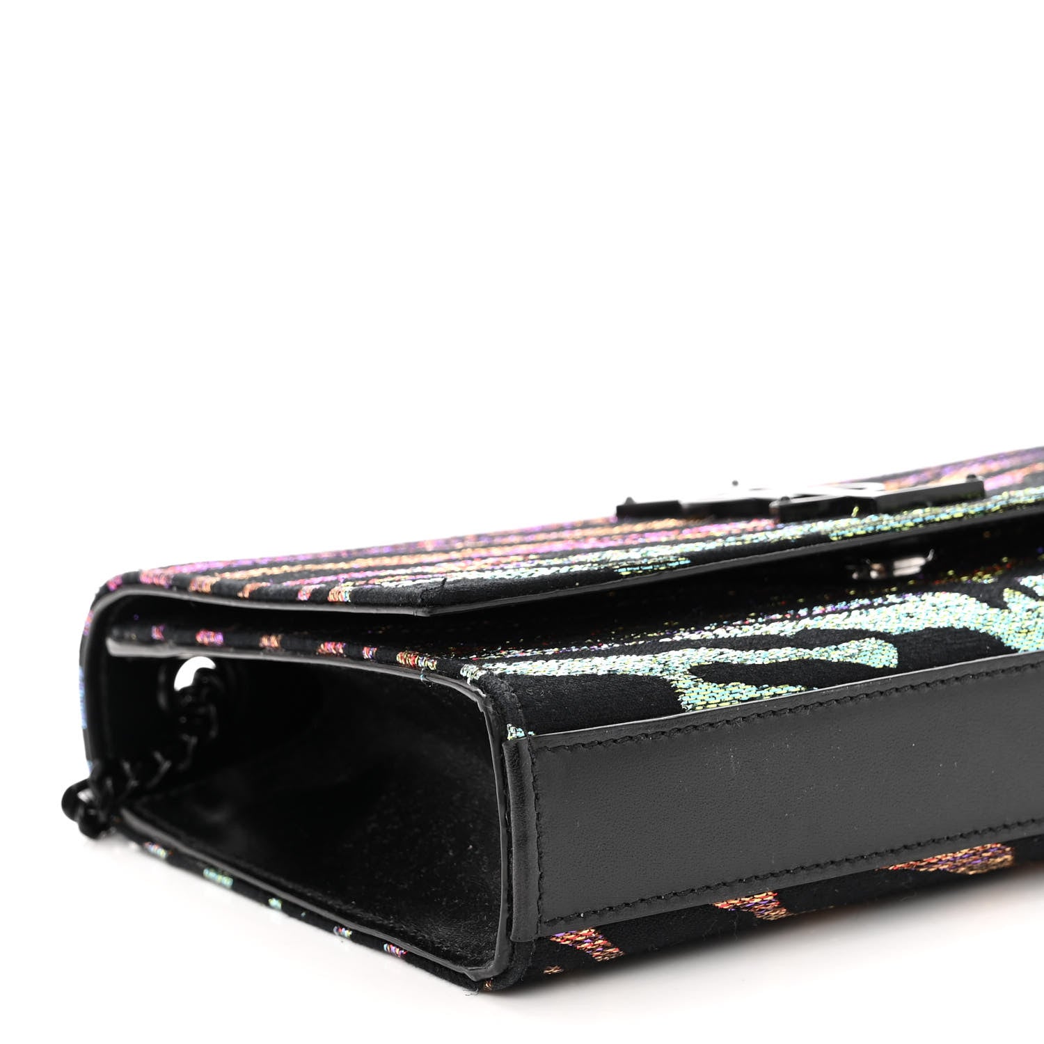 Saint Laurent Small Monogram Kate Satchel Black Multicolor 8 of 10