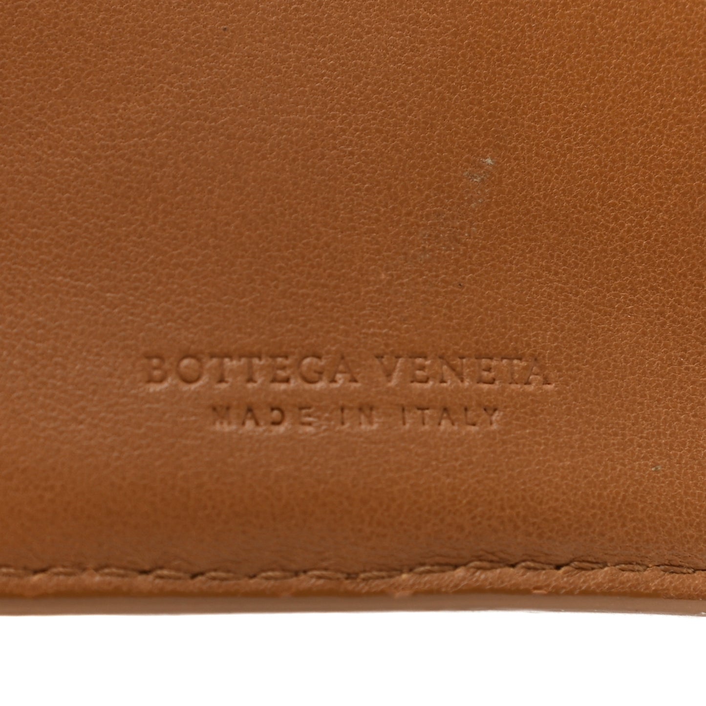 Nappa Intrecciato Continental Snap Wallet Noce