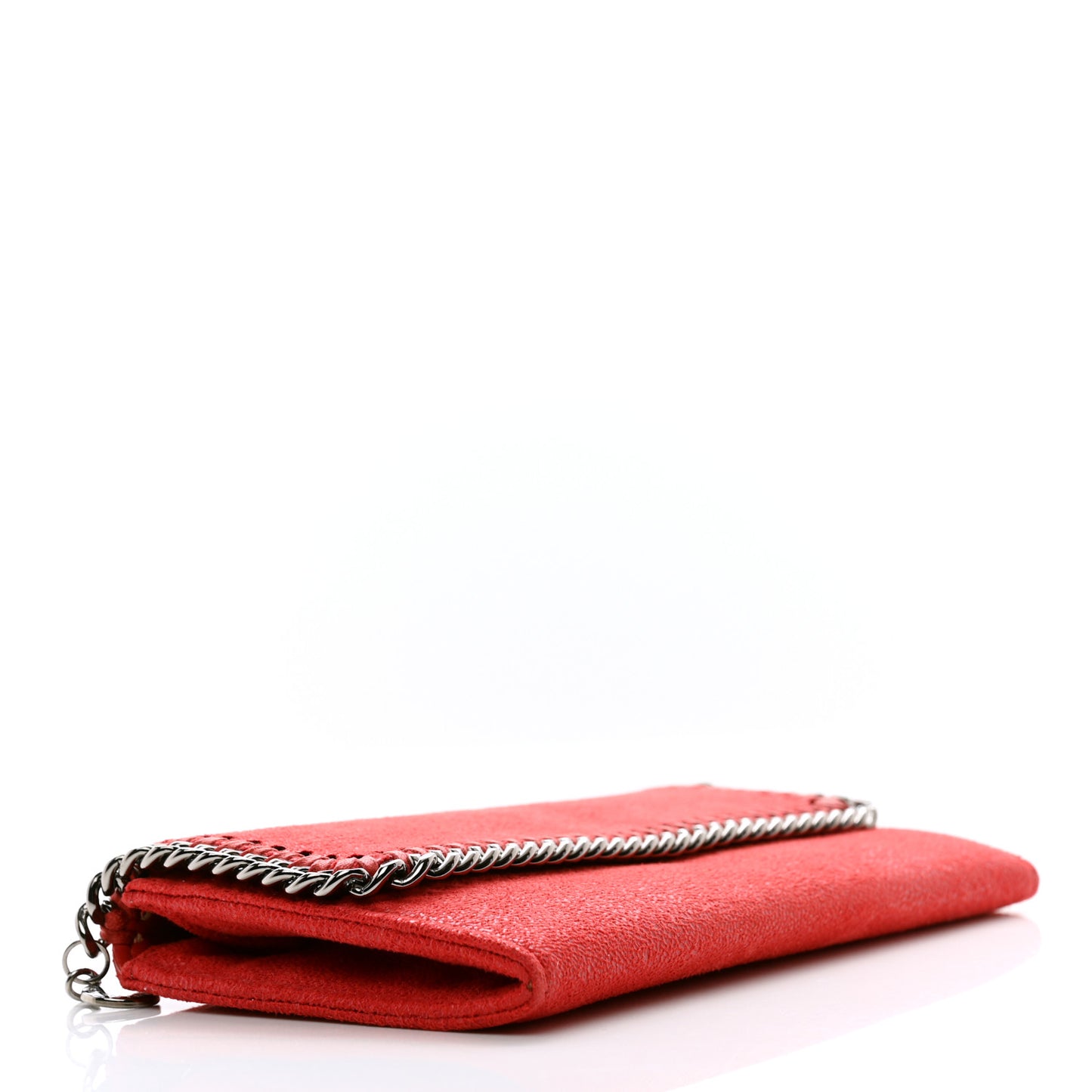 Shaggy Deer Falabella Flap Wallet Red