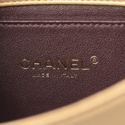 Chanel Lambskin Pearls Flap Gold 6 of 11