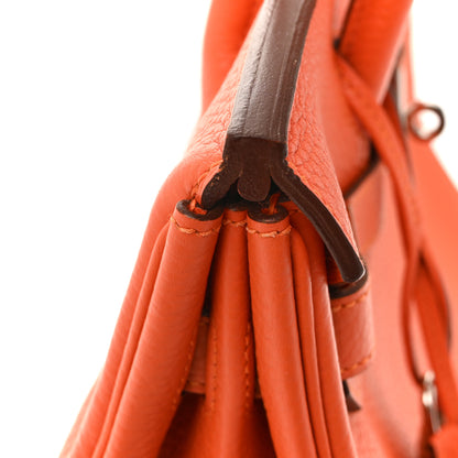 Hermes Taurillon Clemence Birkin 30 Feu 13 of 16