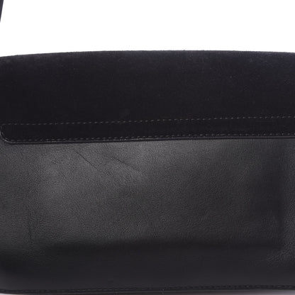 Chloe Suede Calfskin Small Faye Shoulder Bag Black 10 of 12