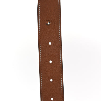 Hermes Box Togo 32mm H Belt 85 Black Gold 5 of 6