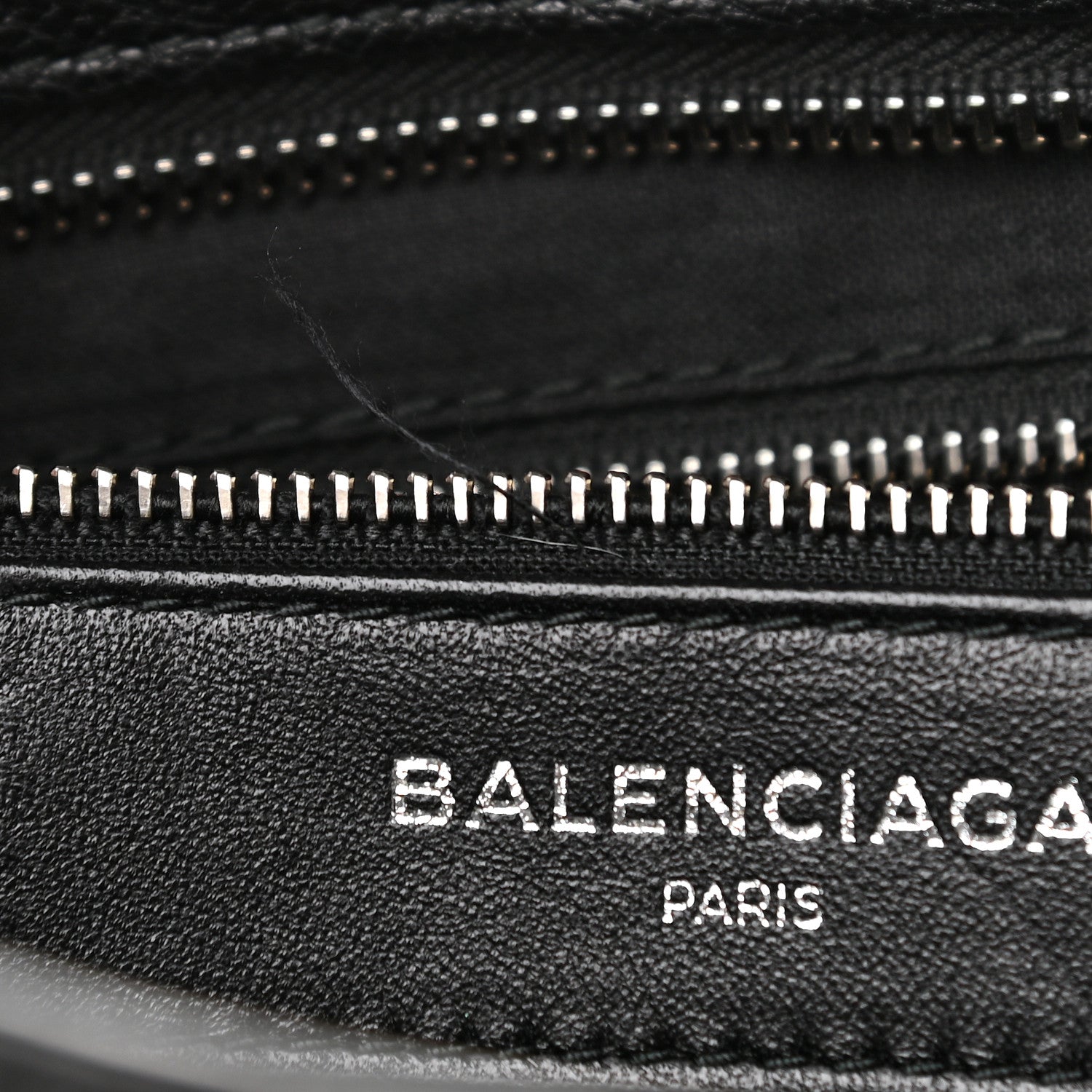 Balenciaga Chevre Silver Metallic Edge Hardware S City Black 7 of 10