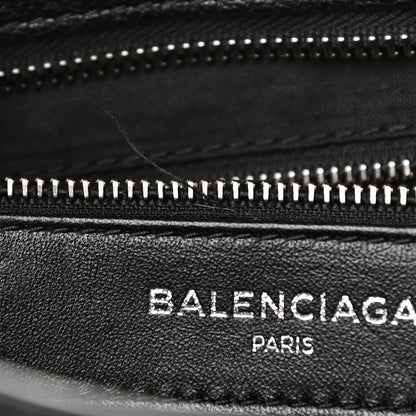 Balenciaga Chevre Silver Metallic Edge Hardware S City Black 7 of 10