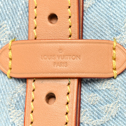 Louis Vuitton Monogram Denim CarryAll PM Sky Blue 8 of 11