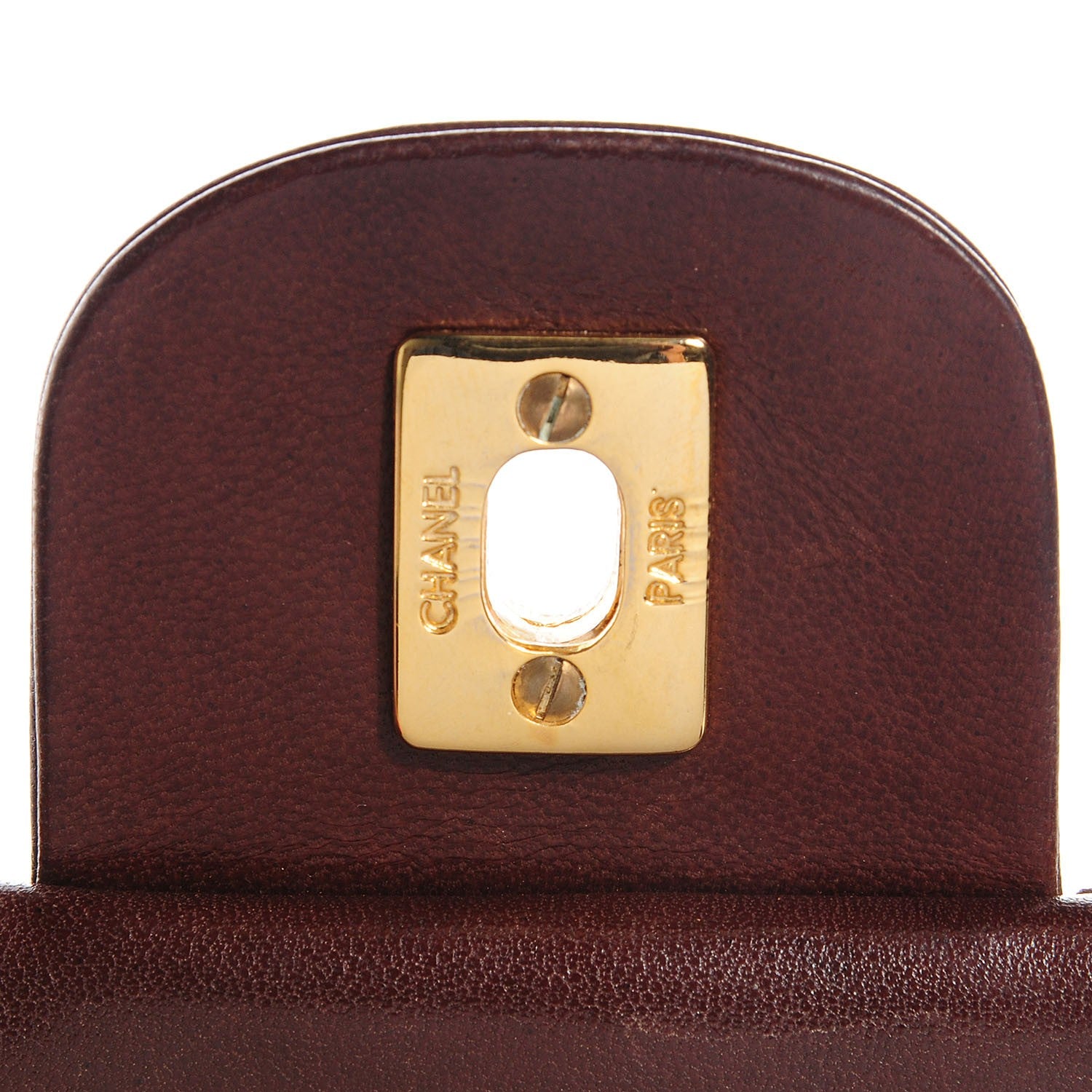 Chanel Lambskin Quilted Small Double Flap Brown 8 of 8