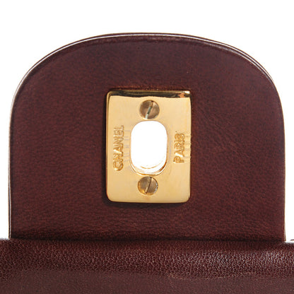 Chanel Lambskin Quilted Small Double Flap Brown 8 of 8