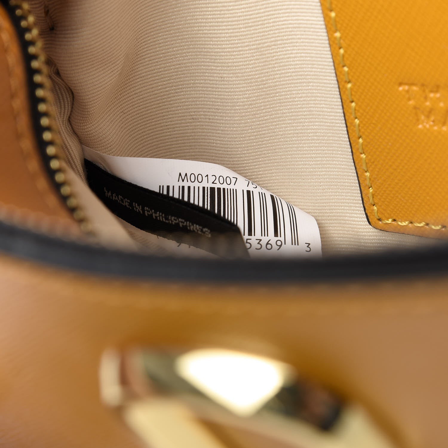 Marc Jacobs Saffiano Small Snapshot Camera Bag Yellow Multi 10 of 11