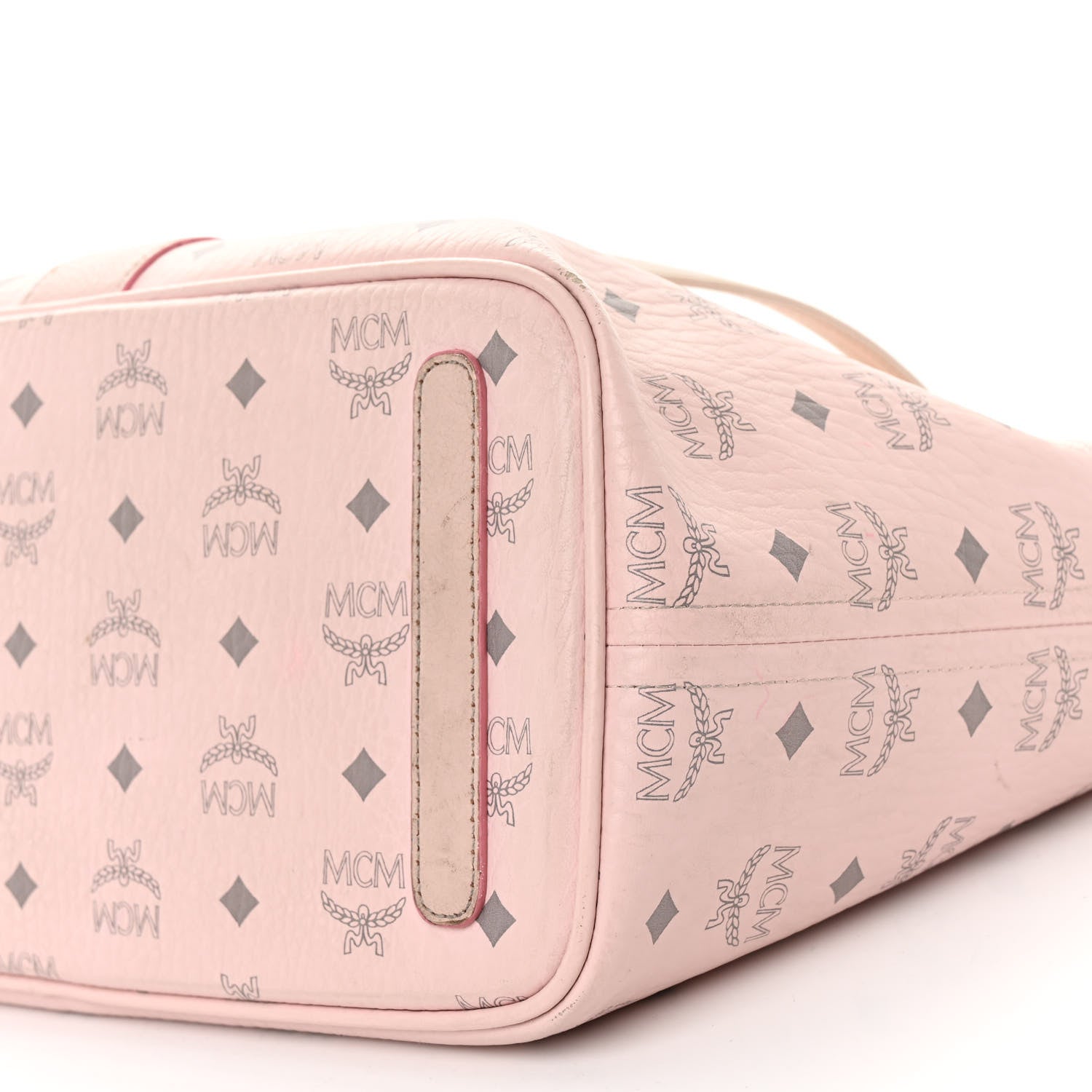 MCM Visetos Medium Liz Reversible Shopper Tote Soft Pink 16 of 21