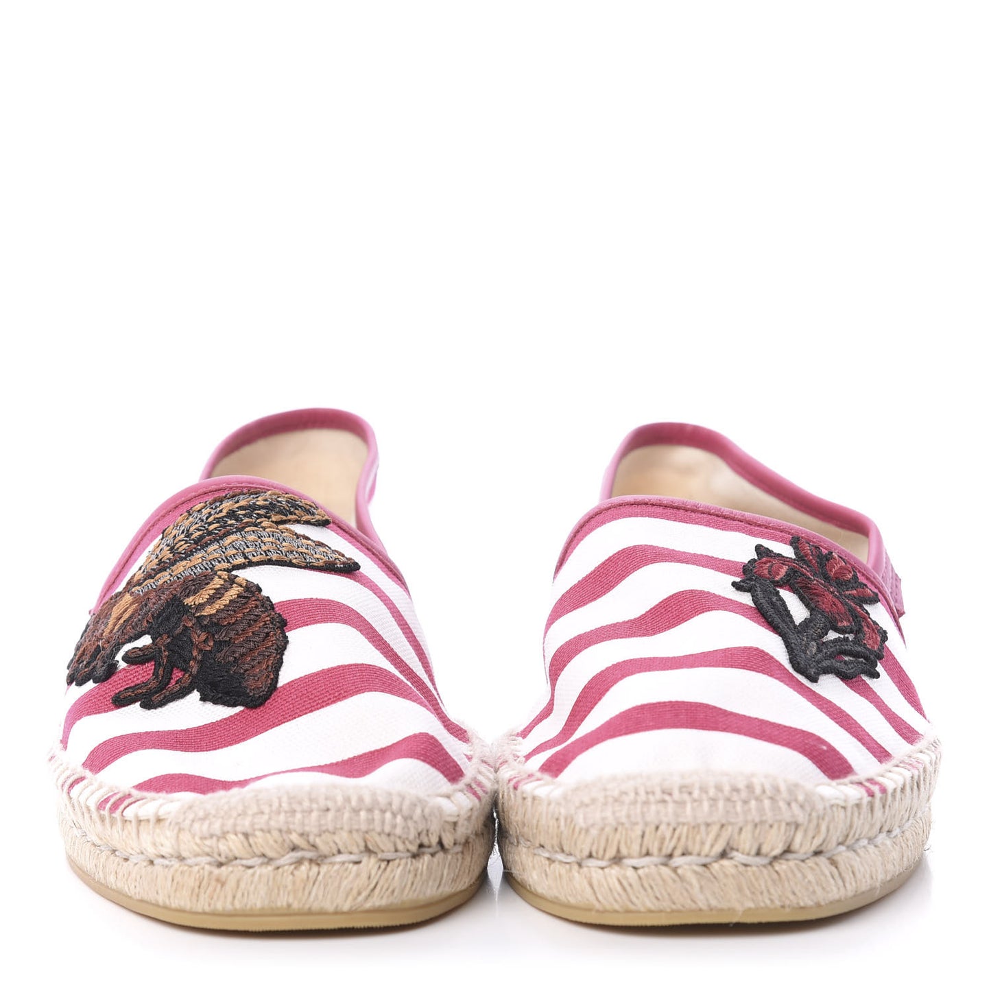 Canvas Striped Mens Alejandro Espadrilles 10.5 White Peonia Flower