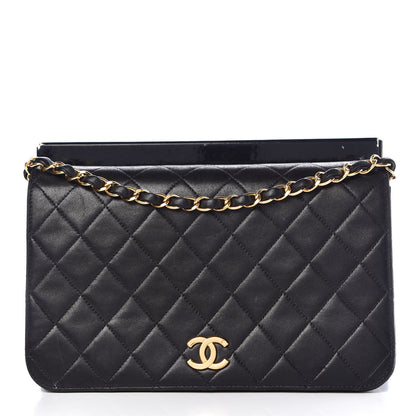 Chanel Lambskin Quilted Small Single Flap Black 8 of 8