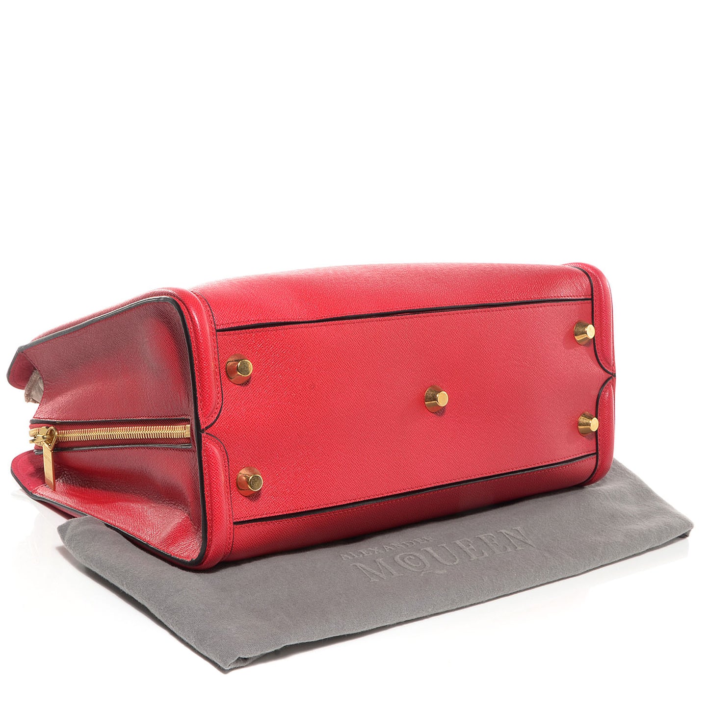 Saffiano Heroine Open Tote Red