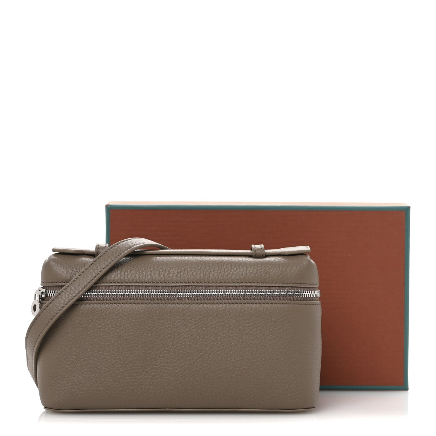 Grained Calfskin L19 Extra Pocket Pouch Warm Mastic