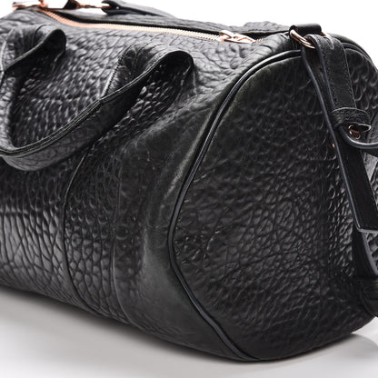 Alexander Wang Pebbled Lambskin Rocco Black Rose Gold Hardware 9 of 11
