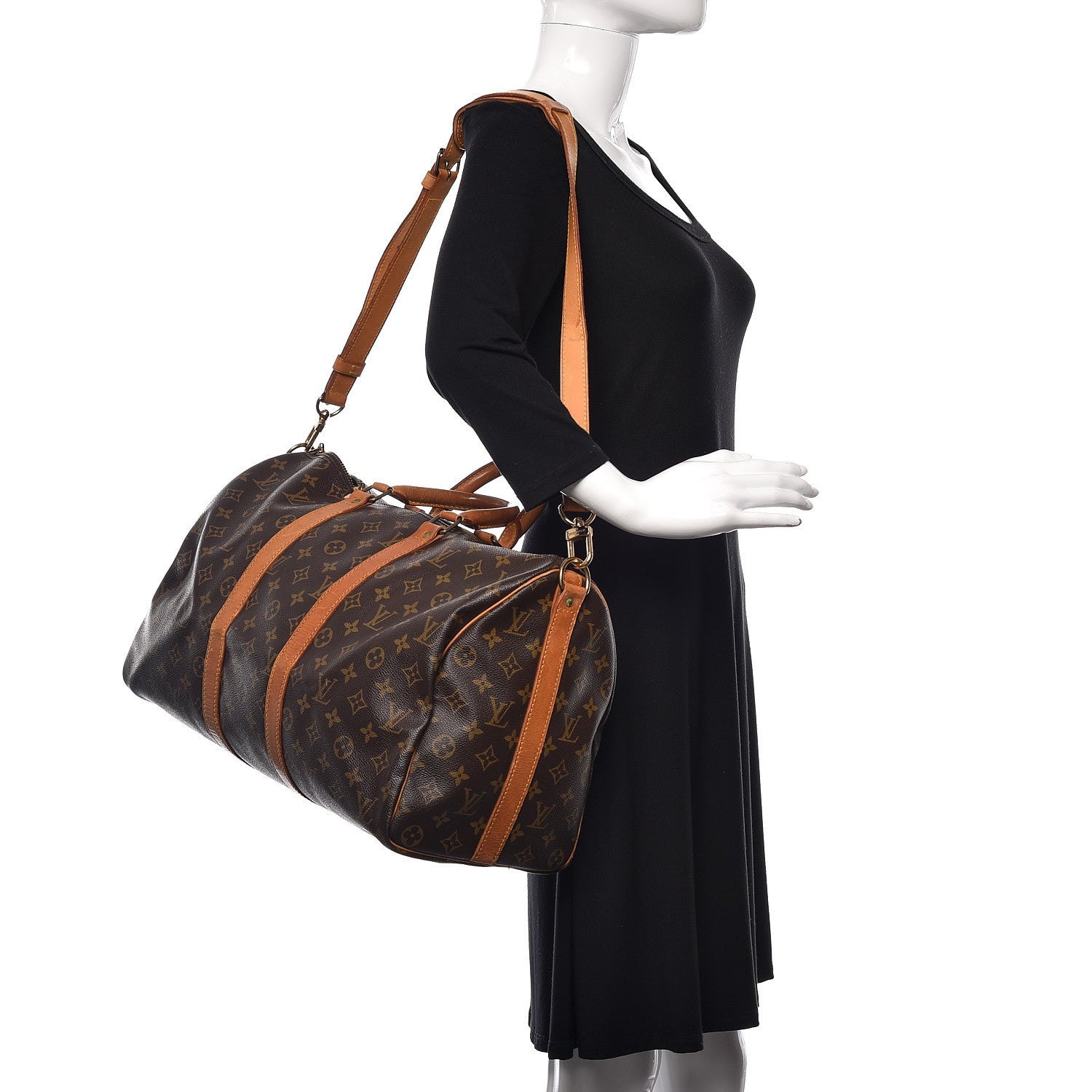 Louis Vuitton Monogram Keepall Bandouliere 45 3 of 59
