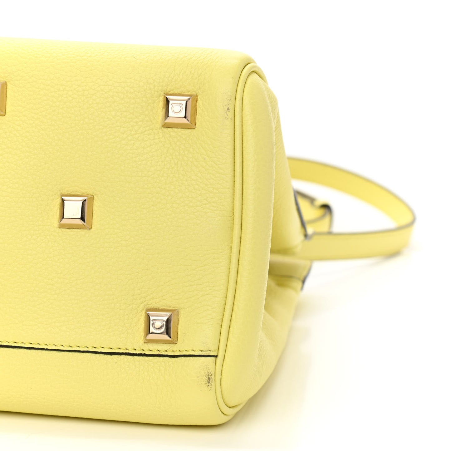 Calfskin The Studio Bag Yellow