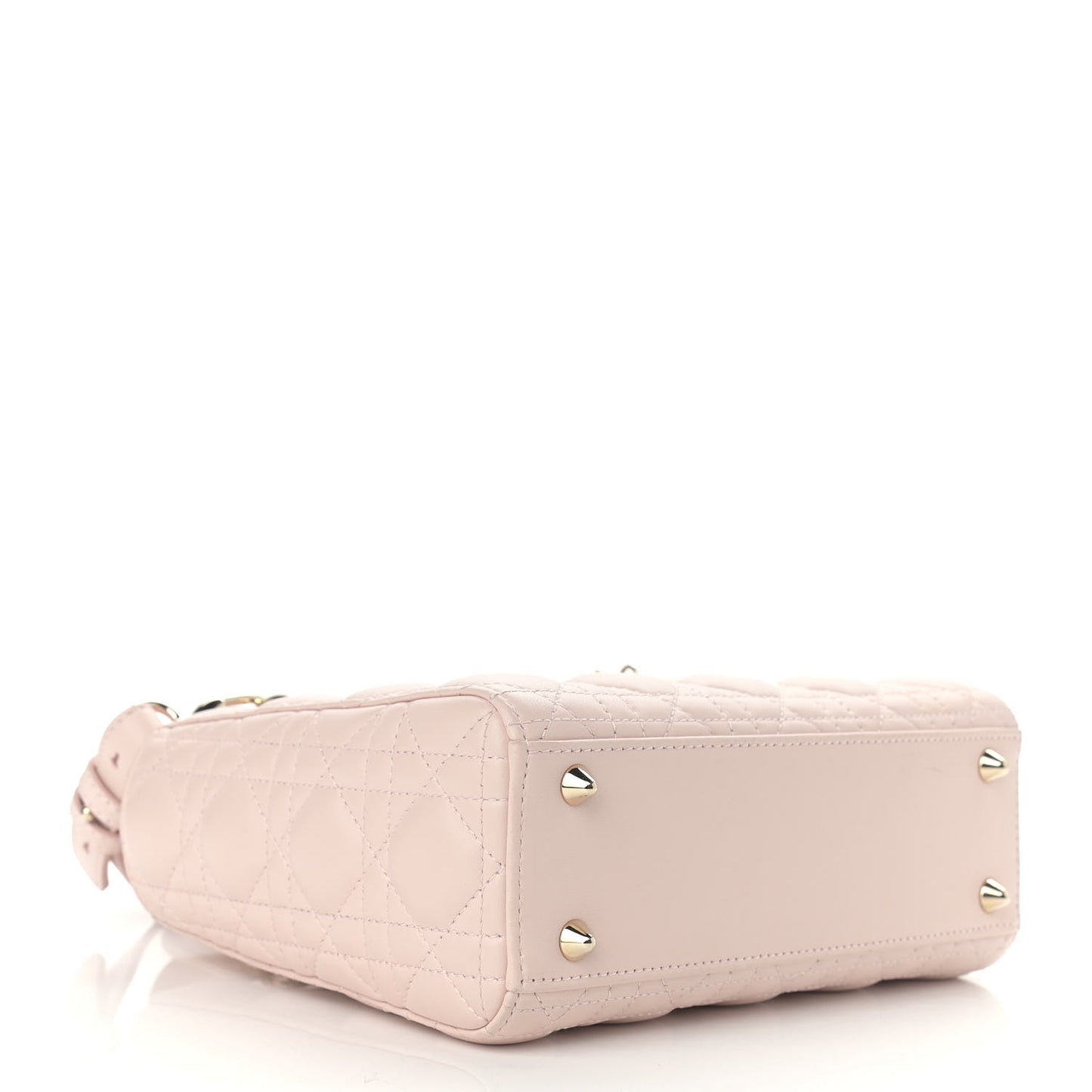 Lambskin Cannage Small Lady Dior Pink