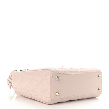 Christian Dior Lambskin Cannage Small Lady Dior Pink 4 of 15